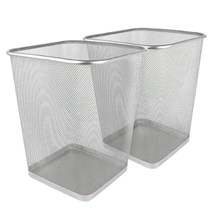 ถังขยะทรงสี่เหลี่ยมเคลือบผงโลหะ - Product Image 4