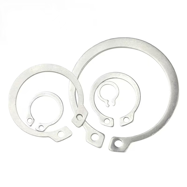 GB893.1 Standard Stainless Steel C-Type Hole Retaining Ring with Zinc Finish Internal Retaining Rings