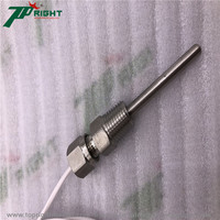 Sonde de température PT100 de haute qualité 5*70mm à 3 fils avec connexion filetée