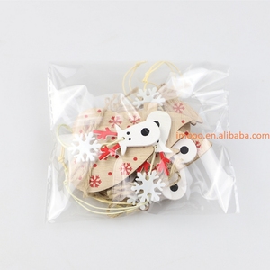 Factory Price 6pcs Christmas <strong>Wooden</strong> Pendants <strong>Xmas</strong> <strong>Tree</strong> Hanging Ornaments Decorations Factory Price Kids Gift Noel Navidad Decor - Product Image 2