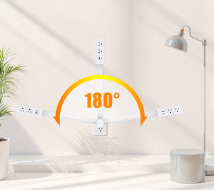 180 °   Prolunga Girevole <span class=keywords><strong>per</strong></span> Prese Elettriche, Multipresa Sicura con Porte USB e Cavo Flessibile - Product Image 2