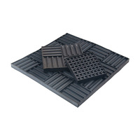 Bloc en caoutchouc amortisseur de vibrations, support en caoutchouc anti-vibrations, amortisseur de vibrations en caoutchouc pour ventilateur, isolateur pour le contrôle des vibrations