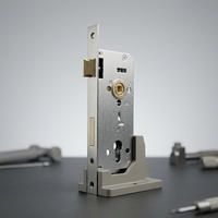 Serrure de porte en fer à mortaiser Accessoires de porte en acier inoxydable Design de mode