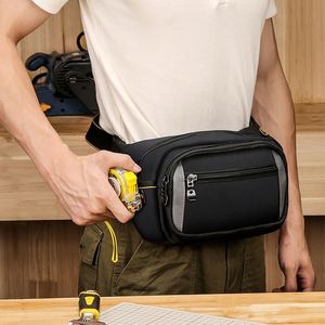 Multifunctional Professional Waterproof Mini Small Electrician Waist Tool Bag Multi Functional Storage Bag with Pockets - Product Image 6