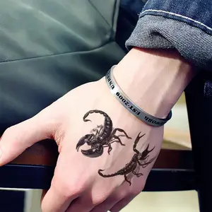 Yeeech 3D Scorpion Temporary Tattoos Sticker for Men  Ubuy India