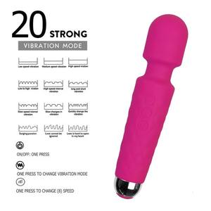 Promo Panas 20 Mode 8 Kecepatan Getaran Stimulator Klitoris Vibrator Titik G Remote Dildo Realistis dan Vibrator Mainan Seks untuk Wanita - Product Image 2