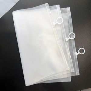 Sac à fermeture éclair givré écologique, sac en plastique refermable pour l'emballage des vêtements, sac à fermeture éclair mat - Product Image 5