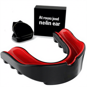 Protège-dents de boxe en caoutchouc, protecteur dentaire sportif, matériau écologique de qualité alimentaire, couleur et logo personnalisés, ajustement universel - Product Image 1