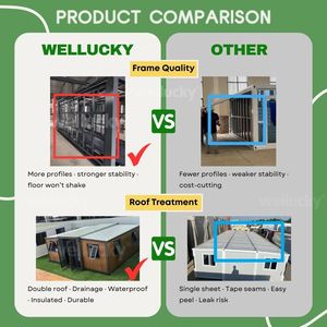 Sang trọng Modular container nhà đúc sẵn cabin nhà mở rộng Tiny nhà di động thiết kế hiện đại prefab nhà nhà máy - Product Image 5