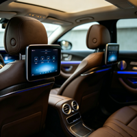 Pantalla de Entretenimiento Trasera Android para Mercedes-Benz Clase E W214 2024, Plug and Play, Monitor de Reposacabezas de 10.25 Pulgadas