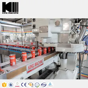 Harga Pabrik Otomatis Soda Hewan Peliharaan Dapat Membuat Lini Manufaktur Mesin Pengisi Minuman Karbonasi Kecil