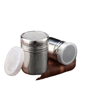 Stainless Steel Rotating Lids Design Spice Dispenser Spice <b>Shaker</b> <b>Bottle</b> Multi Function Cooking Pepper Salt Jar - Product Image 4