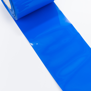 Tube thermorétractable en PVC bleu de 180 mm de largeur pour batterie 18650, manchon de film rétractable - Product Image 3