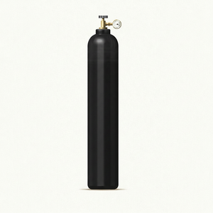 Cilindro de gas industrial de alta presión, recipiente de almacenamiento de gas de acero sin costuras para sistemas de suministro de gas industrial y oxígeno medicinal. - Product Image 1