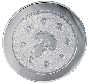 อุปกรณ์ตกแต่งโครเมียม ABS ฝาครอบถังน้ำมัน สำหรับ Toyota VITZ <span class=keywords><strong>Yaris</strong></span> ปี 1998-2005  ฝาครอบถังน้ำมัน แต่งรถ - Product Image 4