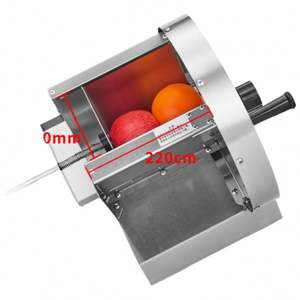 เครื่องหั่นผักผลไม้แบบลูกกลิ้งสแตนเลส สามารถปรับความหนาในการหั่นได้ - Product Image 2