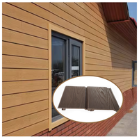 Panel de Pared WPC Moderno, Impermeable, con Decoración de Madera para Proyectos de Hoteles y Villas, Aplicaciones en Exteriores e Interiores, Almacenes y Gimnasios