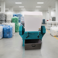 Broyeur de bouteilles PET 15 kW, broyeur de film plastique, machine de recyclage des déchets plastiques