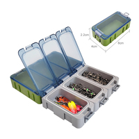 3Pcs Wholesale Fishing Tackle Box Mini Size plateaux Connect Fishing Box
