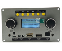 Module d'amplificateur de karaoké personnalisable 100W 2.1 canaux avec port USB optique, entrée auxiliaire, micro et écran LCD pour haut-parleur domestique OEM/ODM