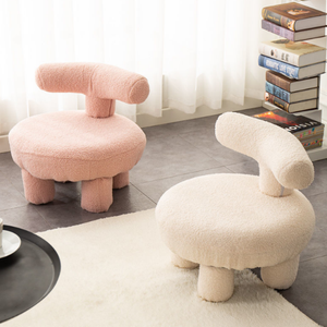Silla de terciopelo nórdica de lujo, pequeña, moderna, para niños, para comedor, dormitorio, sala de estar, silla Engel <span class=keywords><strong>Olga</strong></span> para niños - Product Image 2