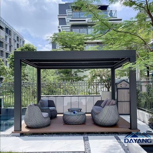 Pérgola de Aluminio Personalizada para Techo de Casa, Techo de Lamas, Toldo de Casete Completo <span class=keywords><strong>Airfun</strong></span> - Product Image 3
