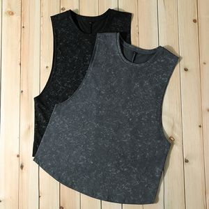 Xsunwing unisexe coton haute rue extérieur lavé hommes lavé Vintage t-shirt gilet sans manches Streetwear Hipster débardeur MBY5508 - Product Image 6