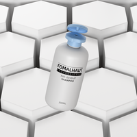 Flacon en plastique HDPE au toucher doux pour shampooing et revitalisant 500 ml 300 ml