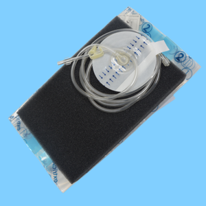 Kit de thérapie par pression négative (NPWT) certifié CE, fourni par l'usine, avec pansement en mousse de polyuréthane noir pour système de thérapie par pression négative des plaies - Product Image 1