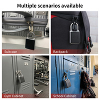 Cadenas intelligent NFC avec gestion des autorisations via application mobile, contrôle d'accès multi-utilisateurs, verrouillage sans batterie pour casiers, dortoirs, gymnases, valises