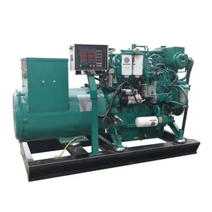 Genset-alternador de motor CCS Weichai WP4CD100E200, conjunto de generador marino de 75KW