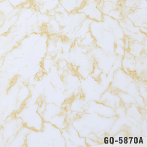 IUIU 45*30cm Set of 6 PVC Stylish Golden <strong>Marble</strong> Felt Kitchen Dining <strong>PlaceMats</strong> - Product Image 5