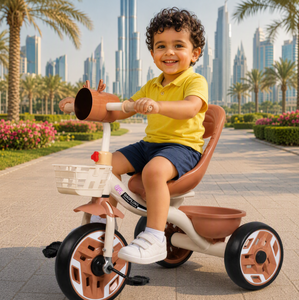 <span class=keywords><strong>Triciclo</strong></span> para niños pequeños con música y luces, <span class=keywords><strong>triciclo</strong></span> infantil en 3 colores, juguete para montar para bebés, OEM personalizado - Product Image 2