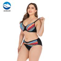 Maillot de bain pour femmes, vêtement de plage à bretelles noires rétro, mi-hauteur, Push-Up, grande taille, usine