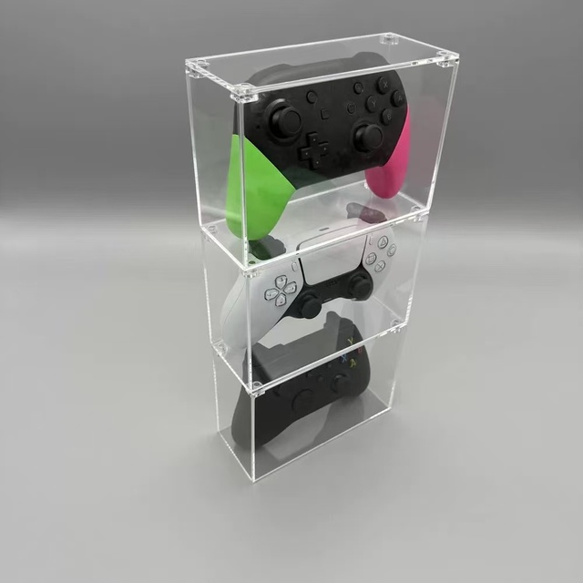Cross-Border Exclusive Factory Direct Sale Modern Portable Removable PS5/XBOX NS Game Console Controller Acrylic Display Case
