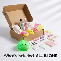 TIMESRUI Kit de Bricolage Hamster Luminescent dans le Noir, Gel de Silicone Non Toxique de Qualité Alimentaire, Ensemble Créatif Anti-Stress, Cadeau d'Anniversaire pour Enfants