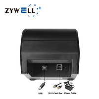 Impresora Térmica Directa para Sistemas POS, Impresora Térmica Pequeña con Wifi, Económica