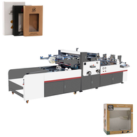 Machine à poser les fenêtres LKS-1250 pour boîtes à mouchoirs, petite machine à poser les fenêtres à double alimentation