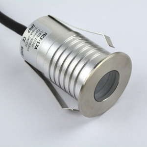 <span class=keywords><strong>Mini</strong></span> projecteur <span class=keywords><strong>LED</strong></span> IP67 pour extérieur, <span class=keywords><strong>escalier</strong></span> et terrasse, encastré, avec construction en aluminium et fonction de gradation - Product Image 4