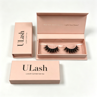 Cils personnalisés avec logo, cils luxueux et volumineux de 25 mm, fournisseur en gros de cils, boîte d'emballage personnalisée avec ruban rose