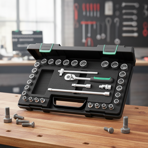 Jeu de clés à douilles Stahlwille <span class=keywords><strong>33</strong></span> pièces 3/8'' (métrique et impérial) : Kit professionnel polyvalent pour <span class=keywords><strong>la</strong></span> réparation automobile et générale - Product Image 2