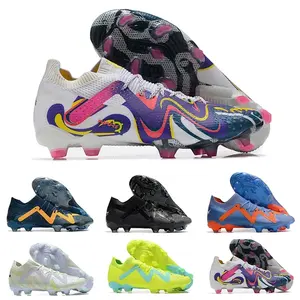 Soccer Shoes Future Ultimate FG AG Cleats Supercharged Blue Eclipse Pursuit Fast Yellow White Ultra Orange Creativity Team