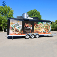 Cuisine mobile Honlu, remorque alimentaire, restaurant, camion de nourriture, conteneur, camion de crème glacée, café, camion de nourriture personnalisé