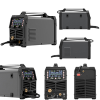 Nouvelle soudeuse MIG portable personnalisable 220V 200A sans gaz, multiprocessus, à impulsions MIG/Lift TIG/ARC à l'arc, pour fil fourré et aluminium