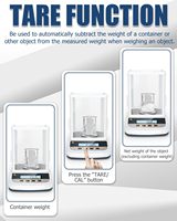 Balance analytique de laboratoire de 500 g avec une ultra-précision de 0,001 g, balance numérique idéale pour les laboratoires, la recherche