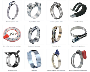 Pinces filetées de selle en métal <span class=keywords><strong>PVC</strong></span> broche à douille pince à écrou de réglage à la main pour Ender 3 support demi-tuyau Clips vis métrique coudée - Product Image 4