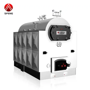 DZG boiler uap bakar bara 2-6/jam 1-2.5 MPA Boiler uap industri untuk industri umpan