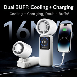 2026 Mini Fan Factory Direct Sale Battery Handheld Cooling Car Portable Mini Fan Handheld Power Bank OEM/ODM - Product Image 1