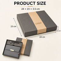 Ensemble de carnet en cuir A5 personnalisé avec stylo, nouvelles idées pour cadeaux d'affaires, idée de cadeau d'entreprise, ensemble de cadeaux promotionnels d'entreprise