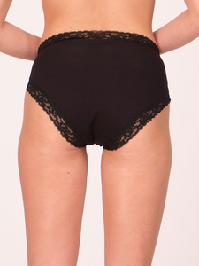 Braguitas de Bikini de Cintura Alta para Mujer, con Detalle de Encaje, Diseño Sexy sin Costuras, Ajuste Cómodo, Cobertura Completa, Ideales para Uso Diario - Product Image 4